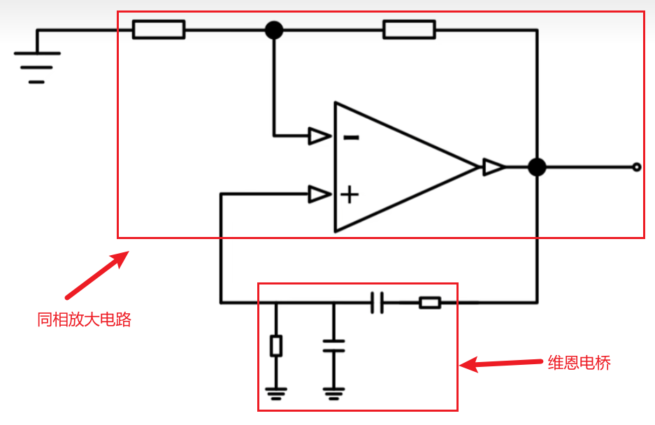 维恩电桥振荡器电路