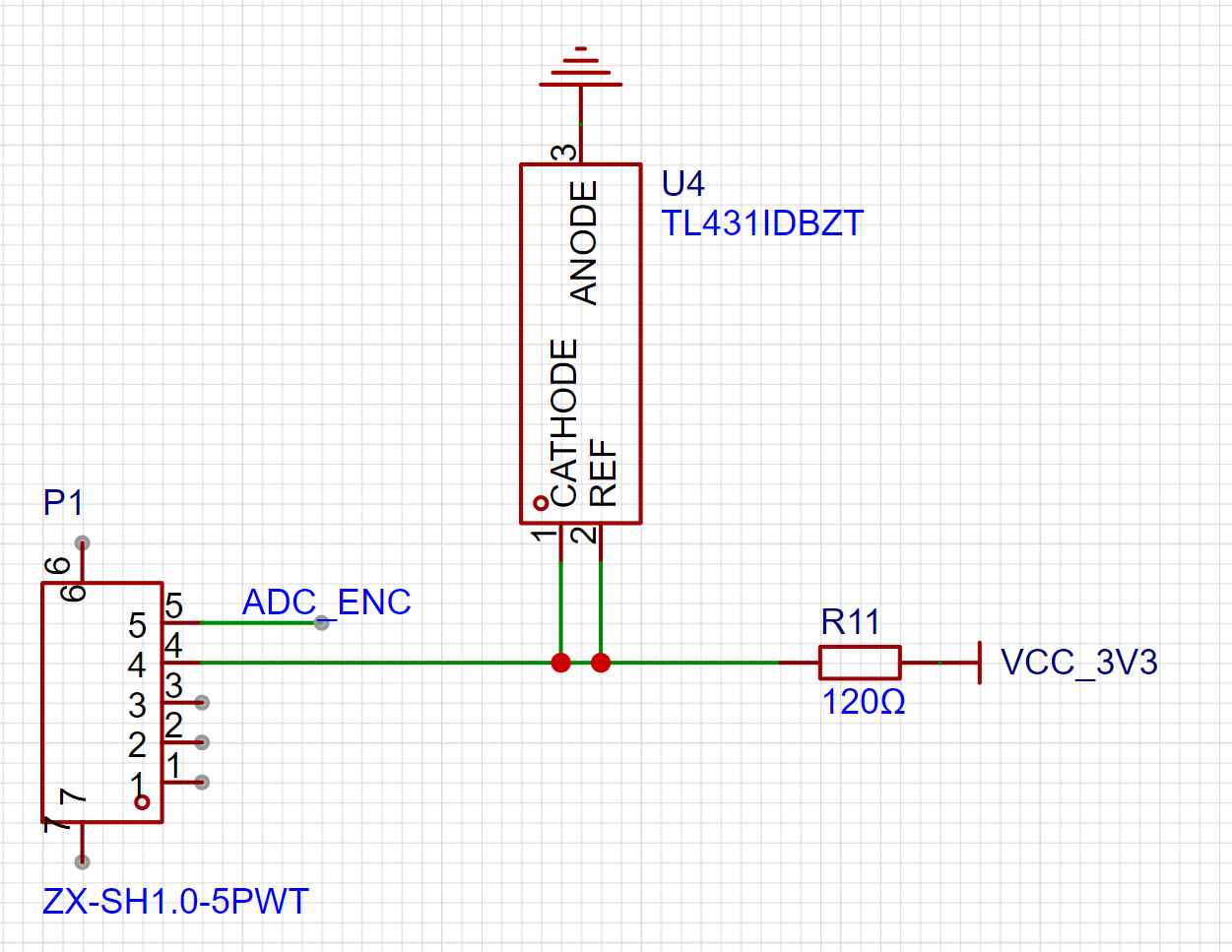 可调精密并联稳压电路
